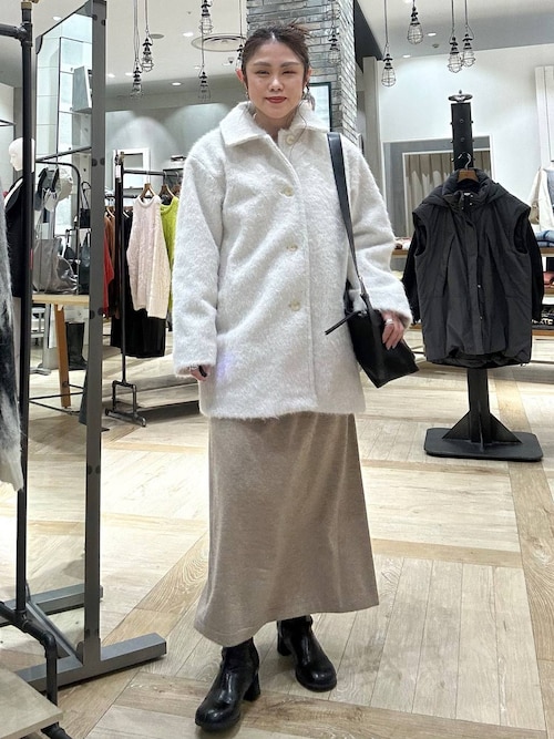 フェイクレザースクエアショルダー　573177