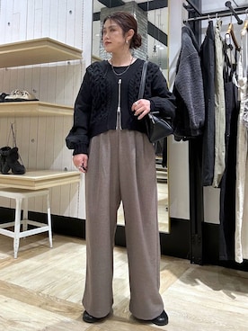 「アイテム（Tシャツ/カットソー）」を使った、mrt601lepsimさん（レディース・155cm・40代）の冬コーディネート