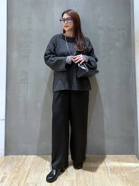 「アイテム（Tシャツ/カットソー）」を使った、mrt601lepsimさん（レディース・155cm・40代）の冬コーディネート