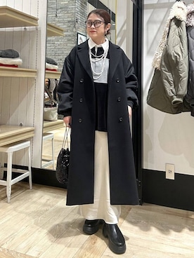 「アイテム（その他アウター）」を使った、mrt601lepsimさん（レディース・155cm・40代）の冬コーディネート