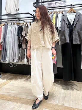 「アイテム（ポーチ）」を使った、mrt601lepsimさん（レディース・155cm）の春コーディネート