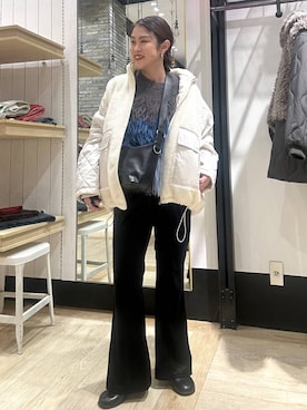 「アイテム（ブルゾン）」を使った、mrt601lepsimさん（レディース・155cm・40代）の冬コーディネート