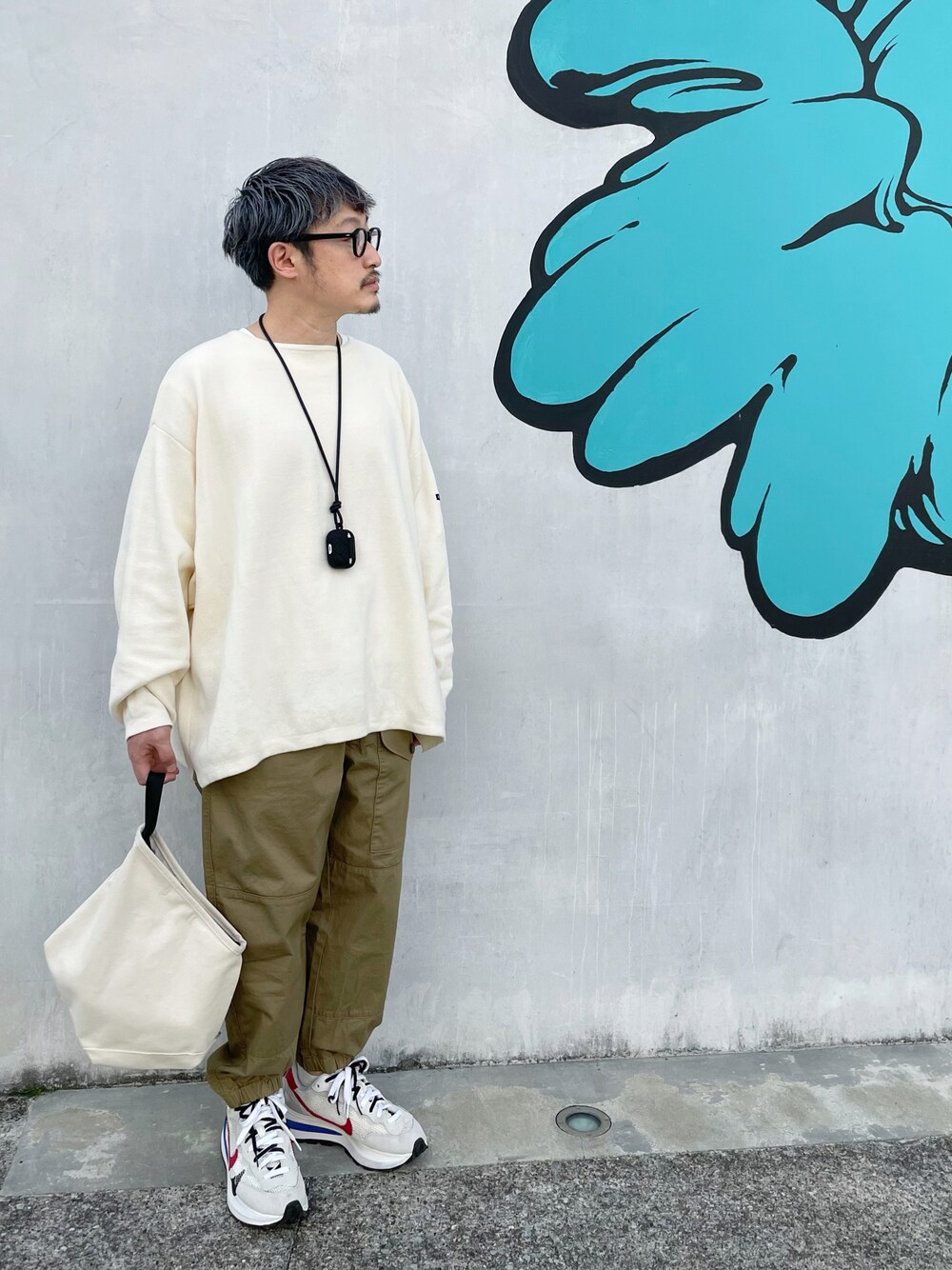 is-ness（イズネス）の「LONG SLEEVE BASQUE SHIRT（Tシャツ