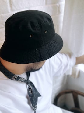 「Handmade（ハンドメイド）のアイテム（財布/小物）」を使った、KOIZUMI TAIKIさん（メンズ・174cm）の夏コーディネート
