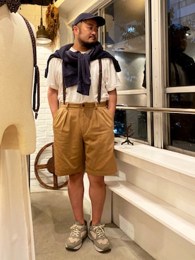 「ASTRAET（アストラット）のアイテム（キャップ）」を使った、KOIZUMI TAIKIさん（メンズ・174cm）の秋コーディネート