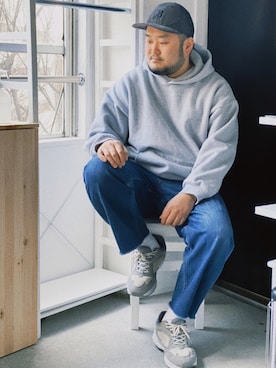 「Steven Alan（スティーブンアラン）のアイテム（帽子）」を使った、KOIZUMI TAIKIさん（メンズ・174cm）の冬コーディネート