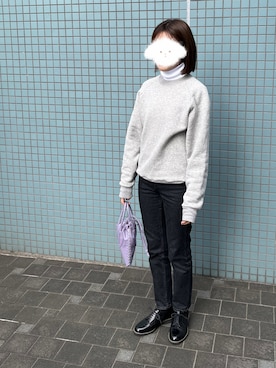 「THE SHINZONE（ザ　シンゾーン）のアイテム（スウェット）」を使った、sakuraiさん（レディース・159cm）の冬コーディネート