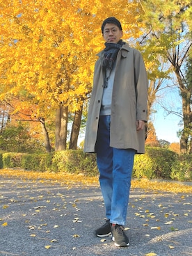 MHL.（エムエイチエル）の「COTTON NYLON CANVAS（ステンカラーコート 