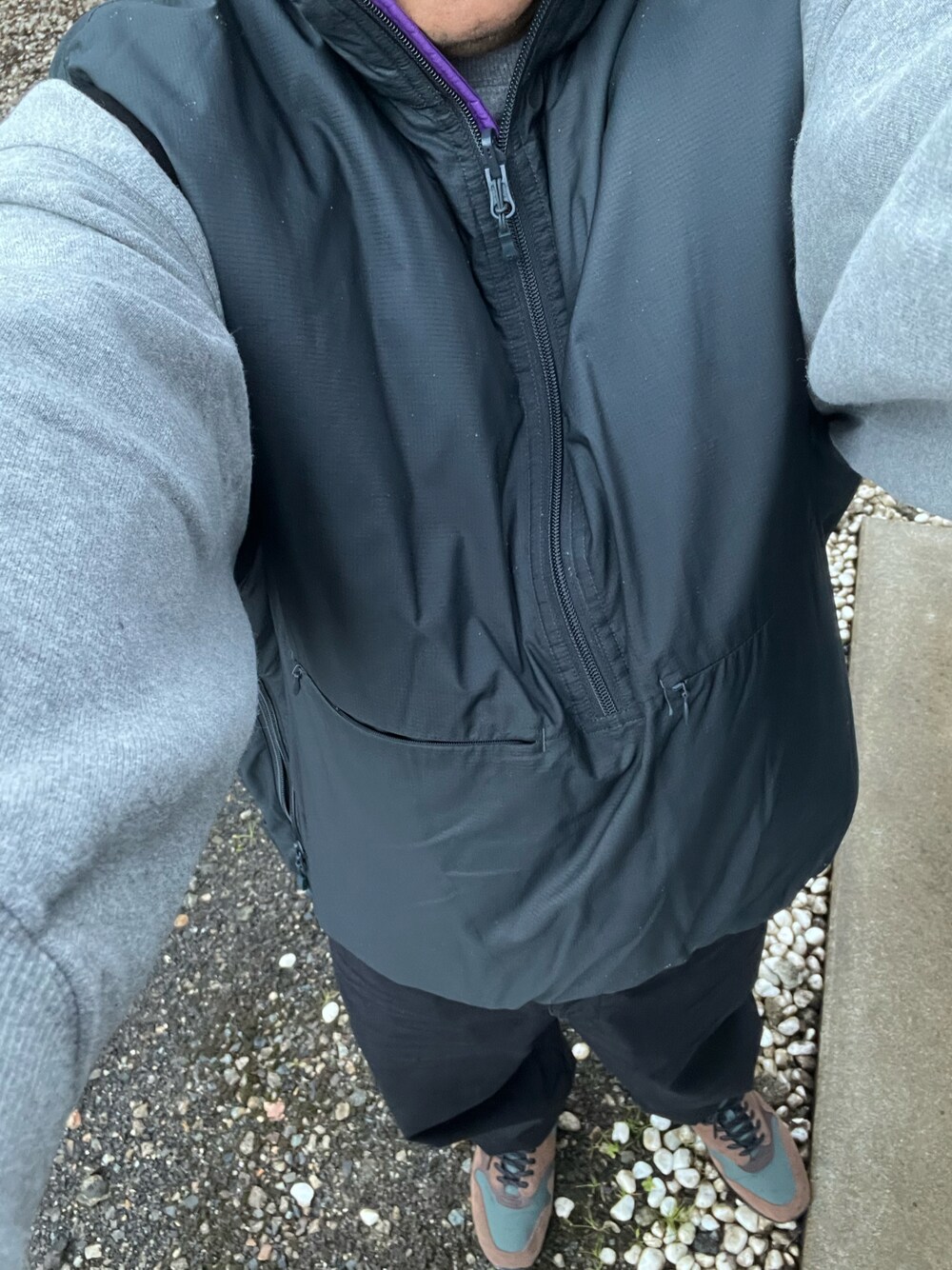 DAIWA PIER39 TECH REVERSIBLE PULLOVER PUFF VEST BJ-21022Wを使った