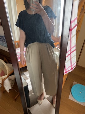 「仕事コーデ」｜「アイテム（その他）」を使った、yum!!!さん（レディース・153cm）の夏コーディネート