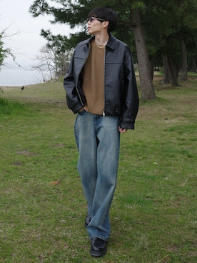 「Hender Scheme（エンダースキーマ）のアイテム」を使った、Ryoさん（メンズ・172cm）の春コーディネート