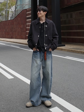 「アイテム（財布/小物）」を使った、Ryoさん（メンズ・172cm）の冬コーディネート