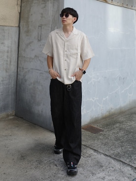 「HARE（ハレ）のアイテム（アクセサリー）」を使った、Ryoさん（メンズ・172cm）の夏コーディネート