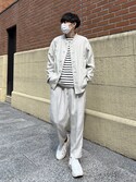 セール】RATINE SEMI WIDE TAPERED SLACKS（スラックス）｜WYM LIDNM 
