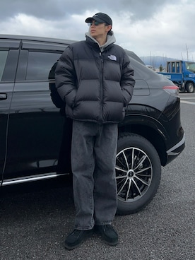 「WYM」｜「アイテム（キャップ）」を使った、Ryoさん（メンズ・172cm）の冬コーディネート