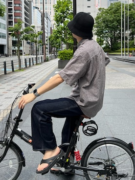 Ryoさんの「＜ OOFOS (ウーフォス) ＞ OOriginal サンダル」を使ったコーディネート