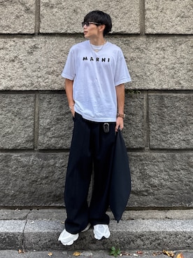 「アイテム（ハンドバッグ）」を使った、Ryoさん（メンズ・172cm）の秋コーディネート