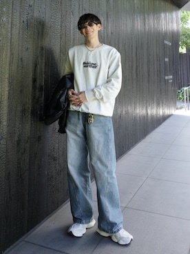 「アイテム（パンツ）」を使った、Ryoさん（メンズ・172cm・30代）の秋コーディネート