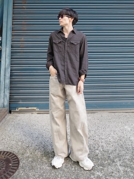 「HARE（ハレ）のアイテム」を使った、Ryoさん（メンズ・172cm）の秋コーディネート