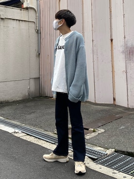 LOOP YARN WIDE CARDIGANを使った人気ファッションコーディネート - WEAR