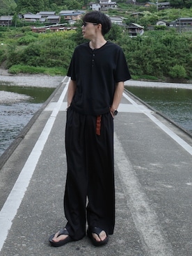 「アイテム（財布/小物）」を使った、Ryoさん（メンズ・172cm）の秋コーディネート