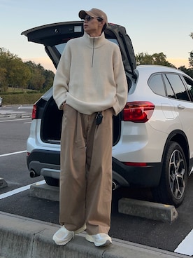 「WYM」｜「アイテム（キャップ）」を使った、Ryoさん（メンズ・172cm）の秋コーディネート