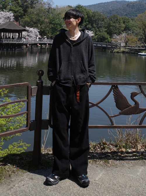WOOL CASHMERE ZIP HOODIE（パーカー）｜LIDNM（リドム）の