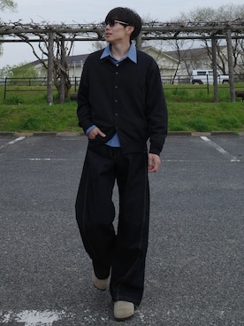 「BIRKENSTOCK（ビルケンシュトック）のアイテム」を使った、Ryoさん（メンズ・172cm）の春コーディネート