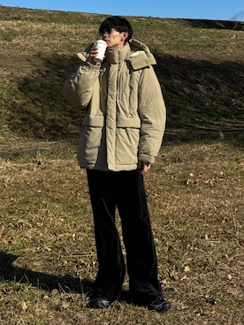 「アイテム（パンツ）」を使った、Ryoさん（メンズ・172cm・20代）の冬コーディネート