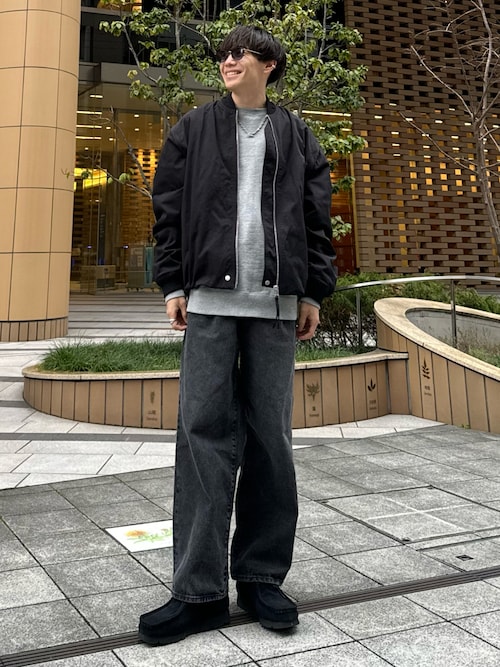90's Reverse Weave☆鬼フェード☆太アーム☆boro sweat