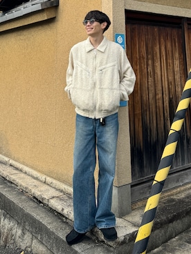 「アイテム（ブルゾン）」を使った、Ryoさん（メンズ・172cm・20代）の秋コーディネート