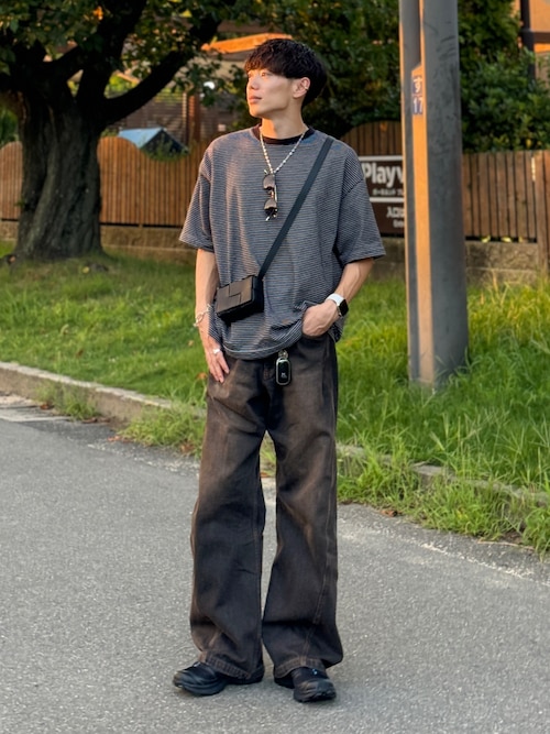 NARROW BORDER WIDE TEE