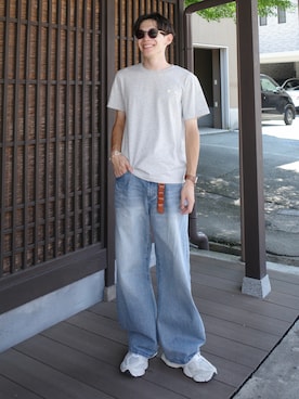 「Llife（ライフ）のアイテム」を使った、Ryoさん（メンズ・172cm）の夏コーディネート