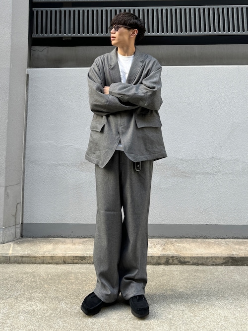 BAYFLOW DOORSTYLE ジャケット&タックワイドパンツ BAYFLOW パンツ 「セットアップ可」DOORSTYLE タックワイド