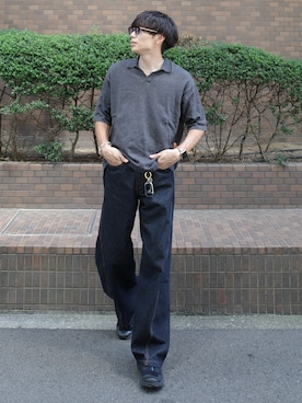 「アイテム（スニーカー）」を使った、Ryoさん（メンズ・172cm・20代）の夏コーディネート