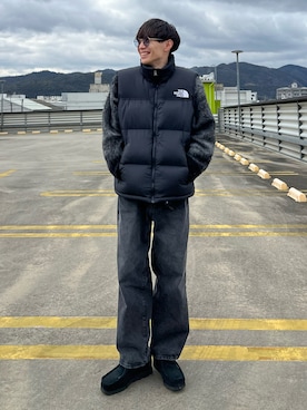「アイテム（ダウンベスト）」を使った、Ryoさん（メンズ・172cm・20代）の冬コーディネート