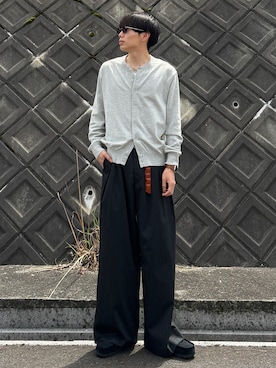 「Llife（ライフ）のアイテム」を使った、Ryoさん（メンズ・172cm）の春コーディネート