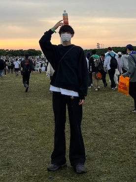 「フレアデニム」｜Ryoさん（メンズ・172cm）の春コーディネート