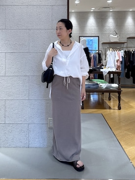 「スウェットスカート」｜RDsayaさん（レディース・154cm）の夏コーディネート