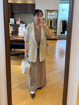 「RIVE DROITE（リヴドロワ）のアイテム」を使った、RDsayaさん（レディース・154cm）の春コーディネート