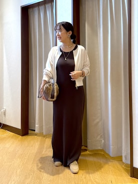 「アイテム（アクセサリー）」を使った、RDsayaさん（レディース・154cm・30代）の秋コーディネート