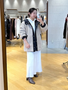 「アイテム（その他アウター）」を使った、RDsayaさん（レディース・154cm・30代）の秋コーディネート