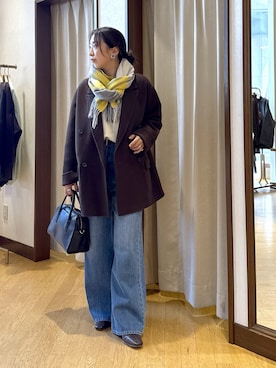 「アイテム（その他アウター）」を使った、RDsayaさん（レディース・154cm・30代）の秋コーディネート