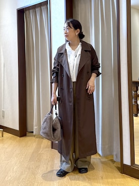 「アイテム（その他アウター）」を使った、RDsayaさん（レディース・154cm）の秋コーディネート