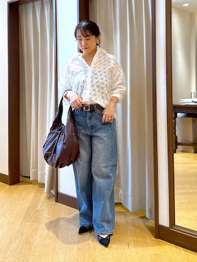 「アイテム（シャツ/ブラウス）」を使った、RDsayaさん（レディース・154cm・30代）の夏コーディネート