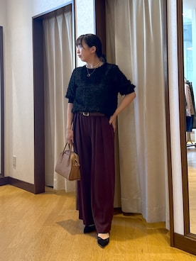 「アイテム（チョーカー）」を使った、RDsayaさん（レディース・154cm）の夏コーディネート