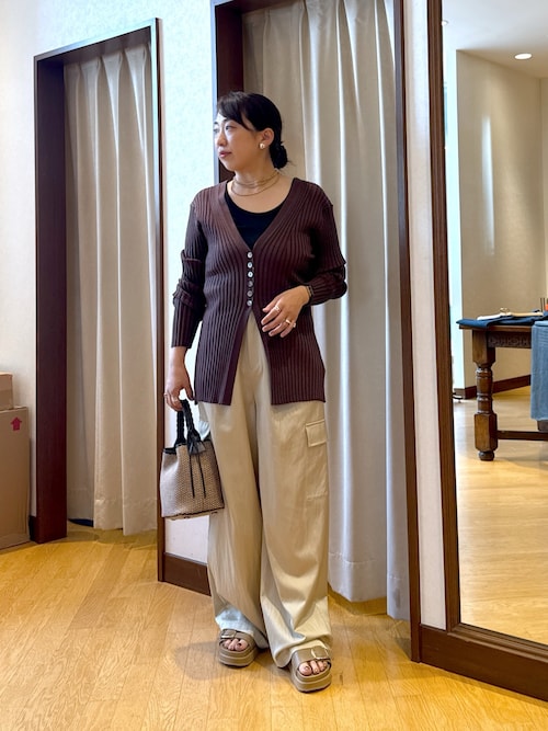 RIVE DROITE カーディガン 「アンサンブル対応可」シルク混