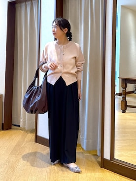 「ニットカーディガン」｜RDsayaさん（レディース・154cm・30代）の秋コーディネート