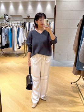 「アイテム（ブーツ）」を使った、RDsayaさん（レディース・154cm・30代）の冬コーディネート