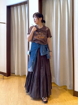 「アラフォーコーデ」｜RDsayaさん（レディース・154cm）の夏コーディネート